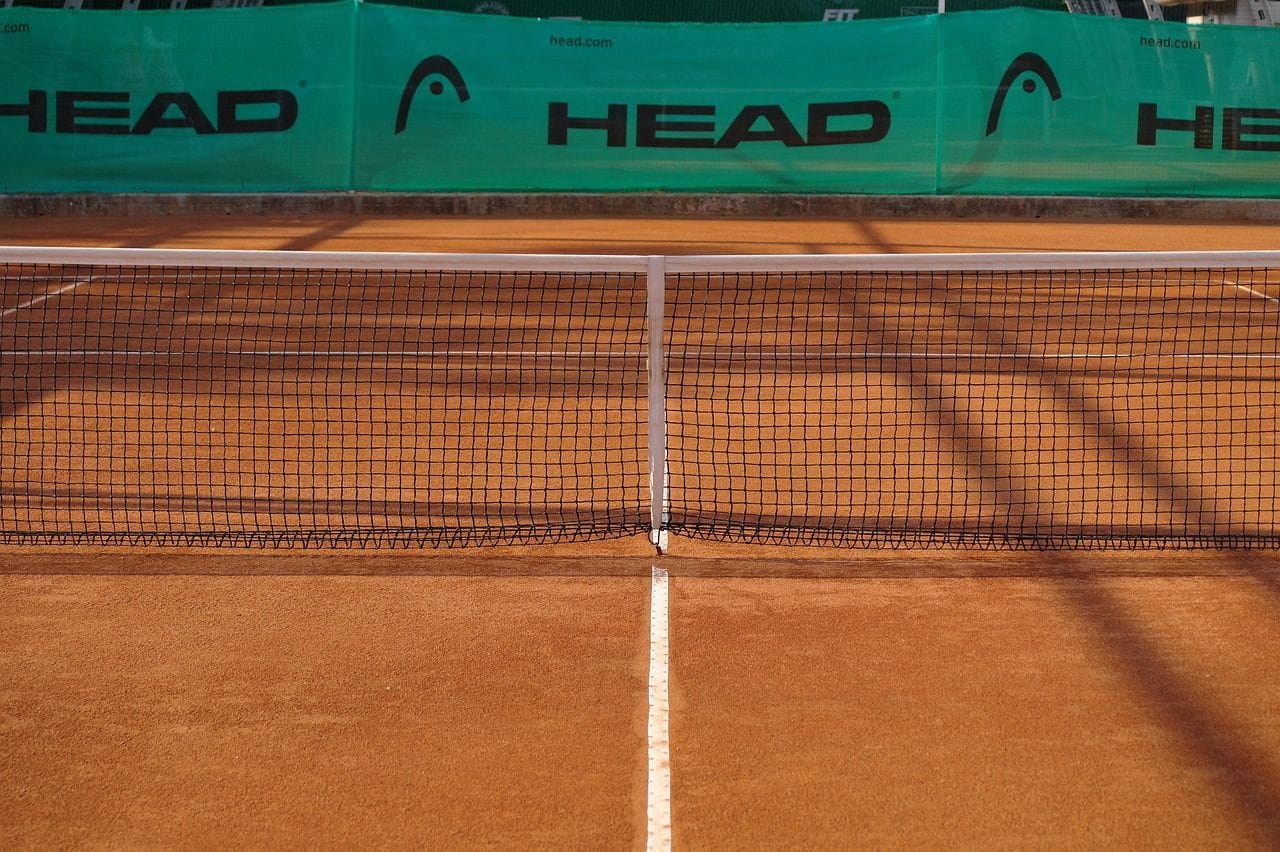 Clay court as one of the tennis surfaces
